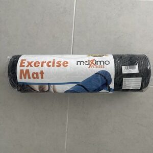 Maximo Yoga Fitness Mat Extra Thick Multipurpose Workout (Meas: 72 x 24) Black